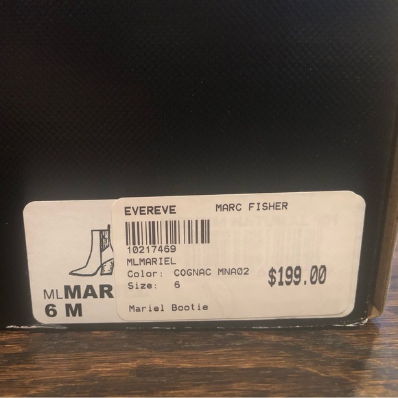 Marc Fisher LTD Women’s Mariel Bootie. Size 6. Cognac. - Picture 11 of 11